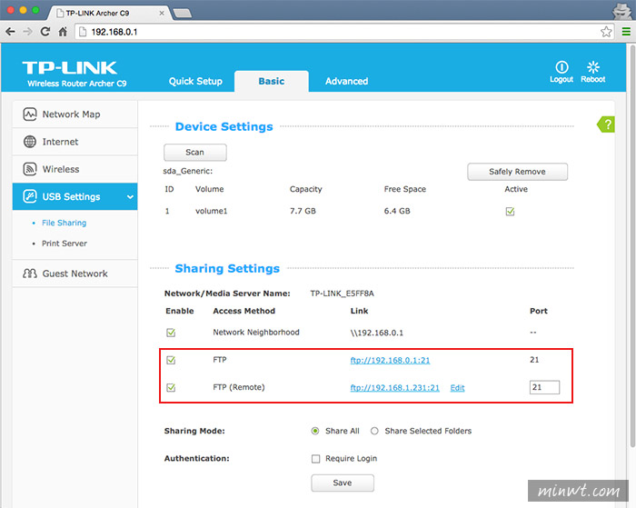 梅問題－《TP-LINK Archer C9 AC1900》高速雙核與USB3.0高階Gigabit無線分享器