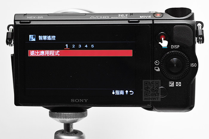 梅問題－iPhone/Android智慧型手機無線操控「Sony NEX5R」