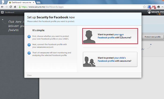 梅問題－《Secure.me》臉書帳號安全檢測器，遠離病毒與惡意連結之苦