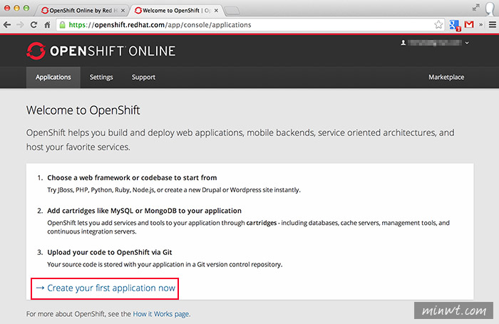 梅問題－《OPENSHIFT》免費無限流雲端主機並可綁定網域