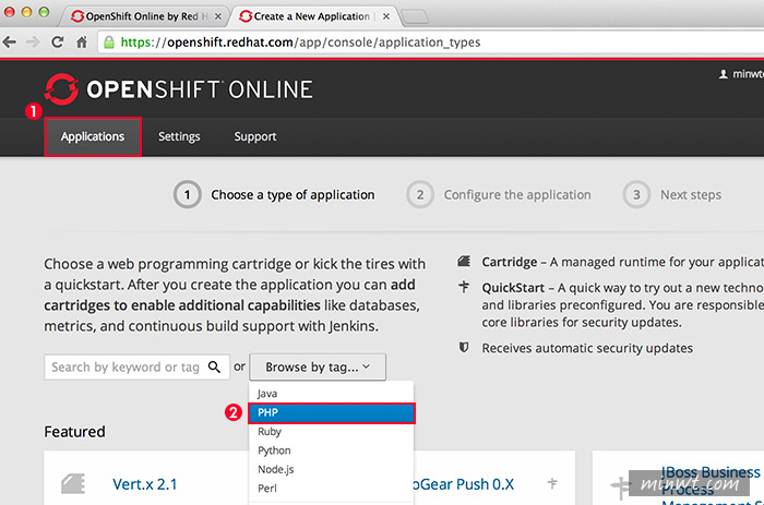 梅問題－《OPENSHIFT》免費無限流雲端主機並可綁定網域