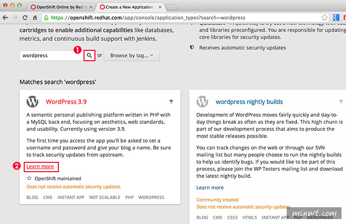 梅問題－《OPENSHIFT》免費無限流雲端主機並可綁定網域