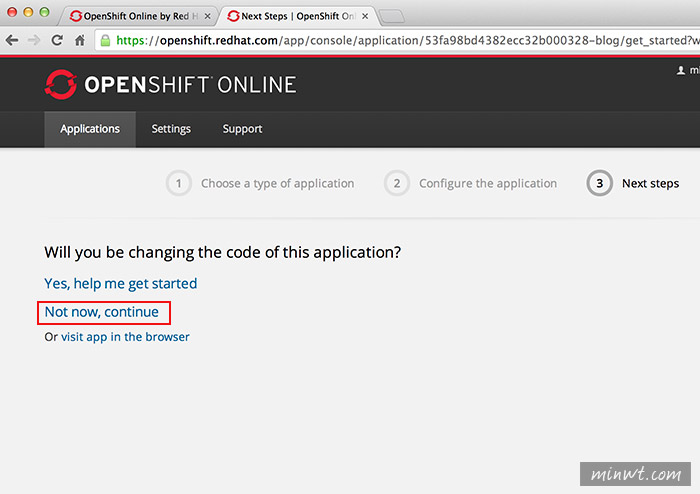 梅問題－《OPENSHIFT》免費無限流雲端主機並可綁定網域