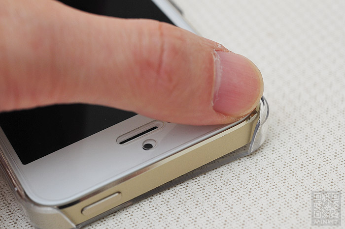 梅問題-iPhone週邊－《LINE iPhone 5手機殼》熊大兔兔共浴版