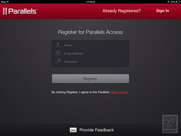 梅問題－「Parallels Mobile」讓iPad上也可執行MAC上的軟體