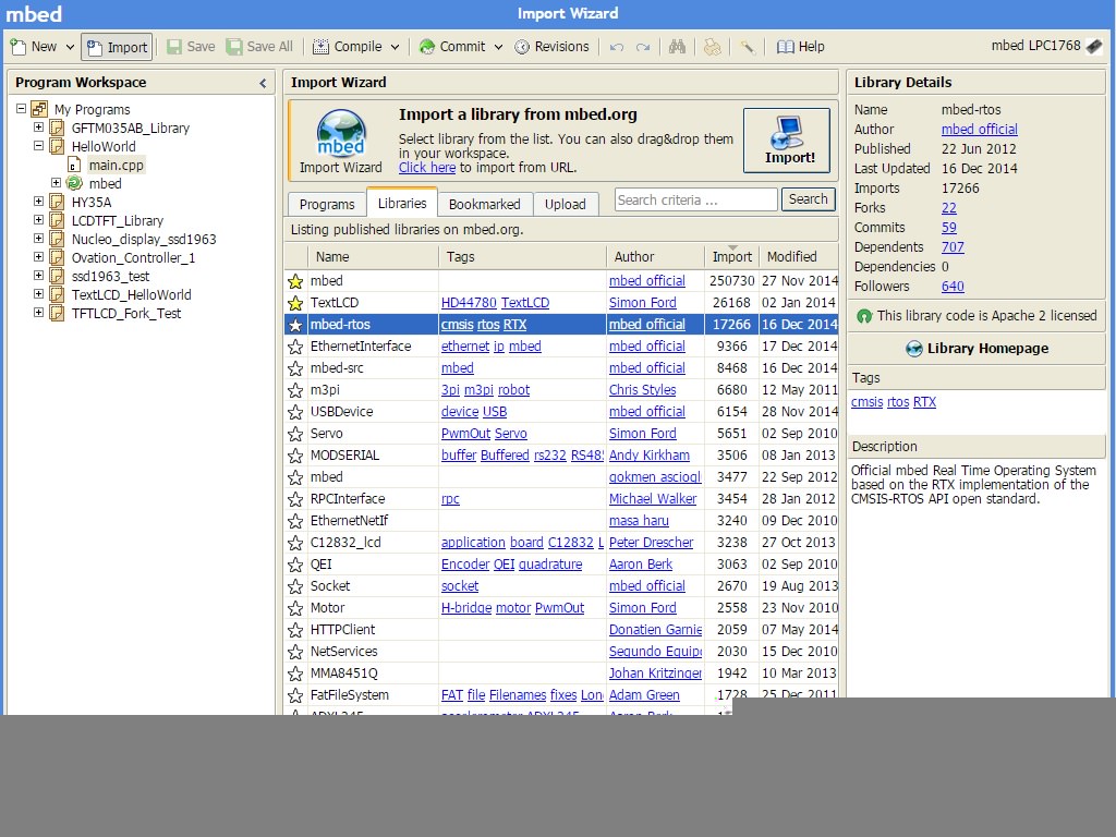 mbed import