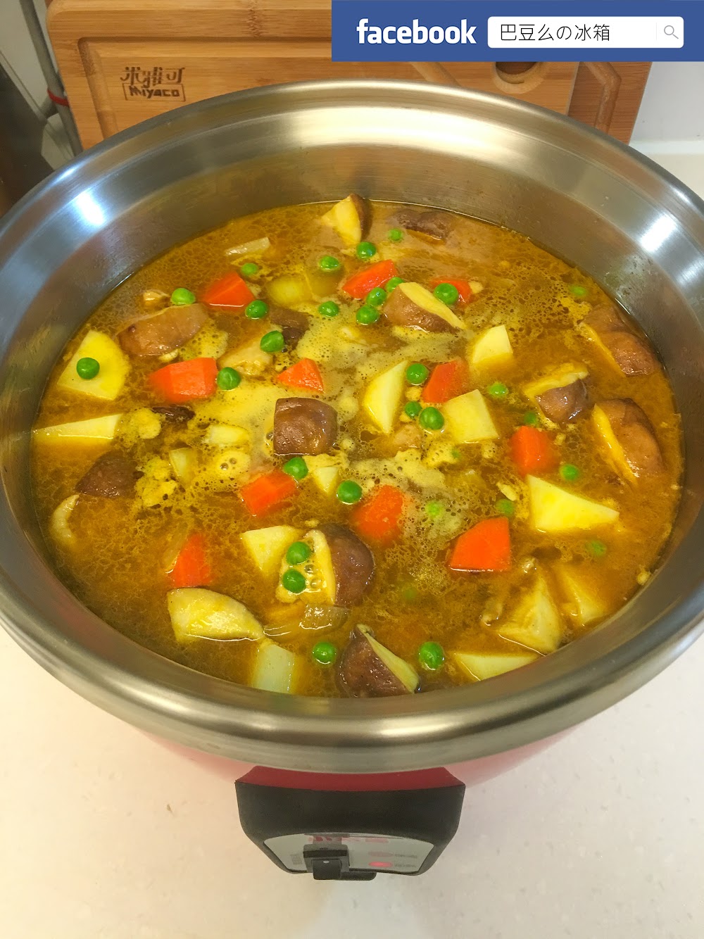 【電鍋食譜】咖哩飯-小太陽316不銹鋼分離式電鍋