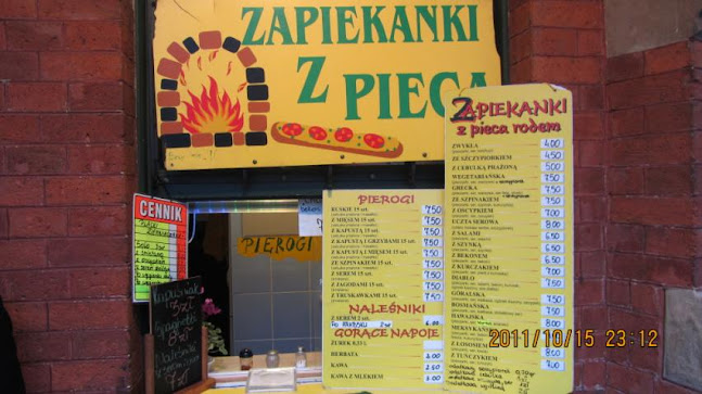 Zapiekanka的菜單