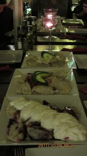 托倫餐廳裡的波蘭水餃Pierogi
