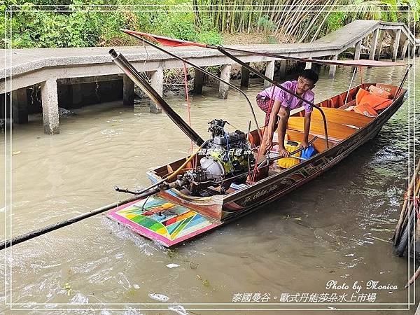 泰國曼谷。歐式丹能莎朵水上市場