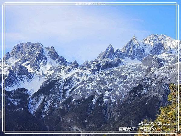 雲南麗江。玉龍雪山雲杉坪