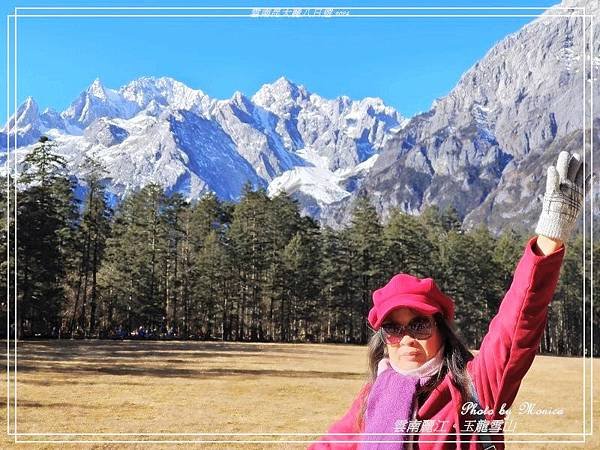 雲南麗江。玉龍雪山雲杉坪