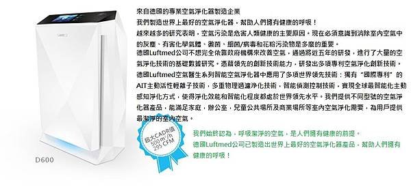 德國Luftmed公司已製造出世界上最好的空氣淨化器產品，幫助人們擁有健康的呼吸！