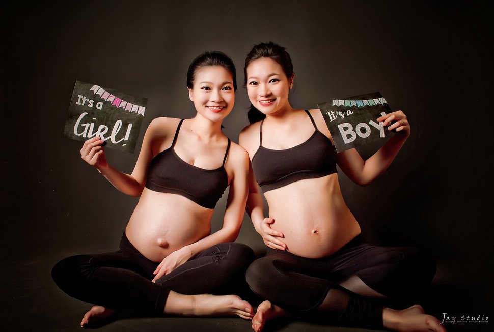 馨&amp;齡雙胞胎孕婦寫真 