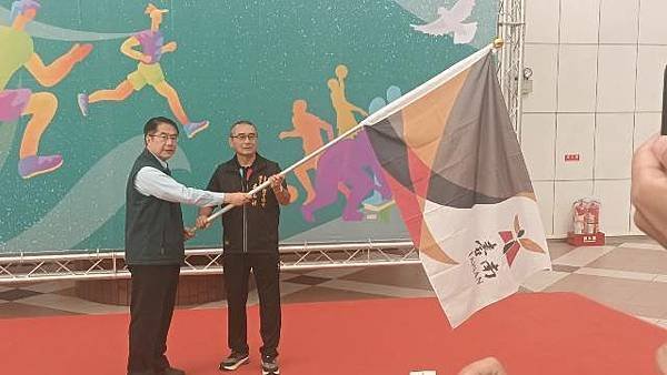 113年全民運動會臺南市代表隊授旗為南市爭光、旗開得勝