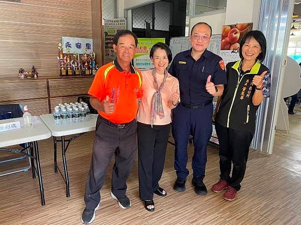 防詐大使藝人譚艾珍與白河分局一同守護市民財產
