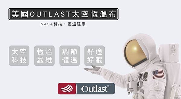 美國OUTLAST太空恆溫布