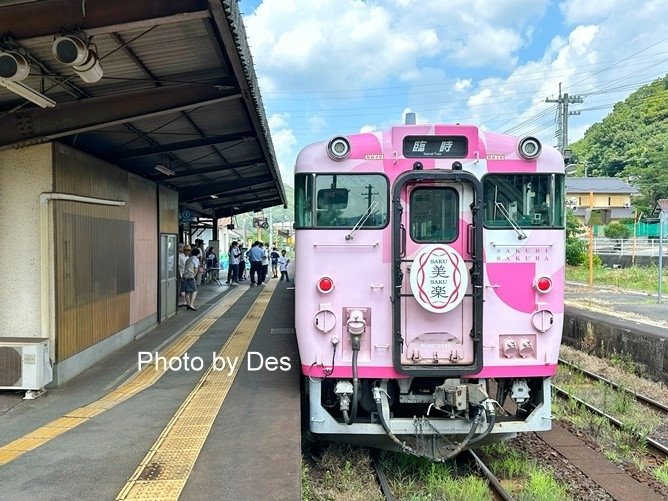 【遊記】日本．岡山／津山．SAKU美SAKU樂 觀光列車(岡