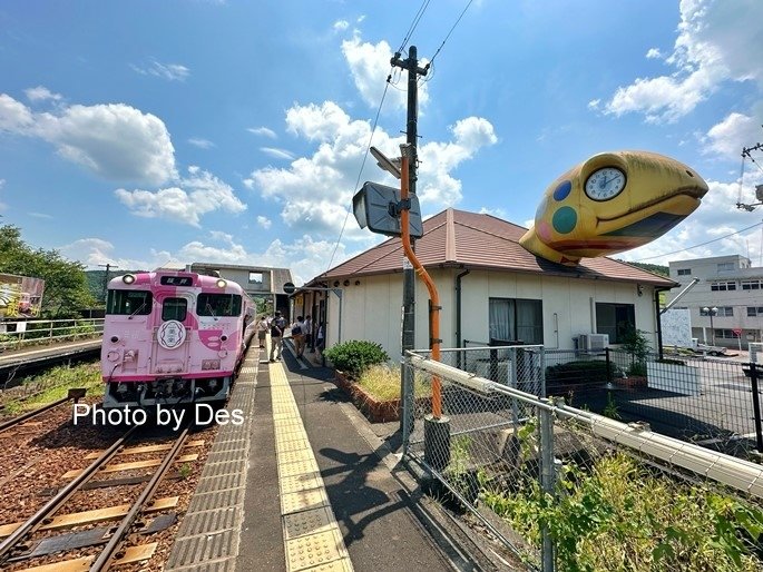 【遊記】日本．岡山／津山．SAKU美SAKU樂 觀光列車(岡