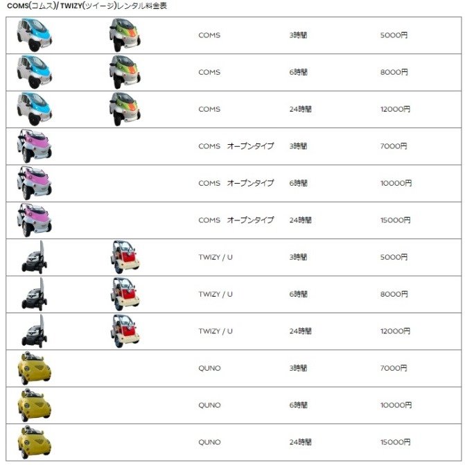 【自駕】日本．宮古島．TOYOTA COMS電動車單人座車型