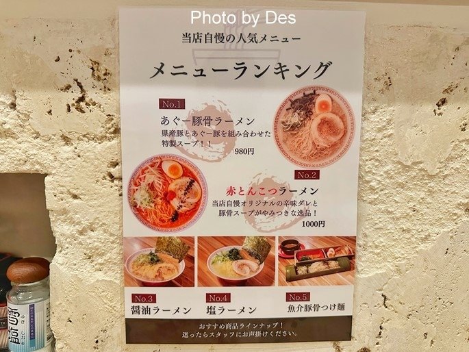 【食記】日本．宮古島．琉球拉麵2選(琉球ラーメン 麺や大和｜