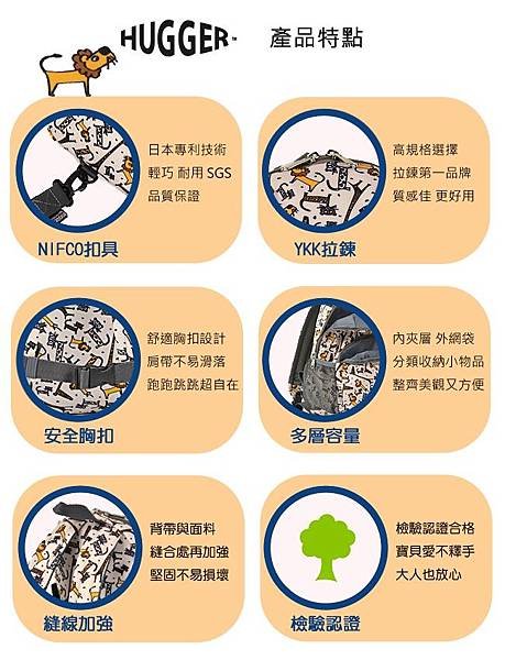 防走失包特點
