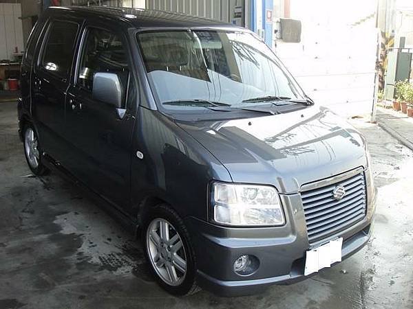 台中市 八益汽車烤漆廠 2008年 鈴木 Suzki Solio 黃改鐵灰 完工照1(複製).JPG
