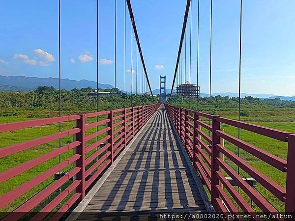 有「情人鵲橋」之稱的永興吊橋