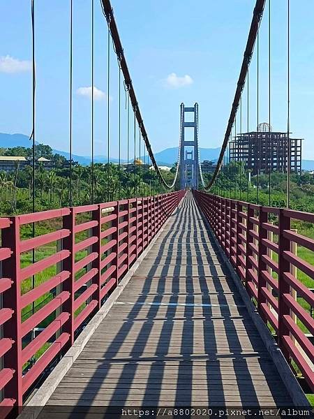 有「情人鵲橋」之稱的永興吊橋