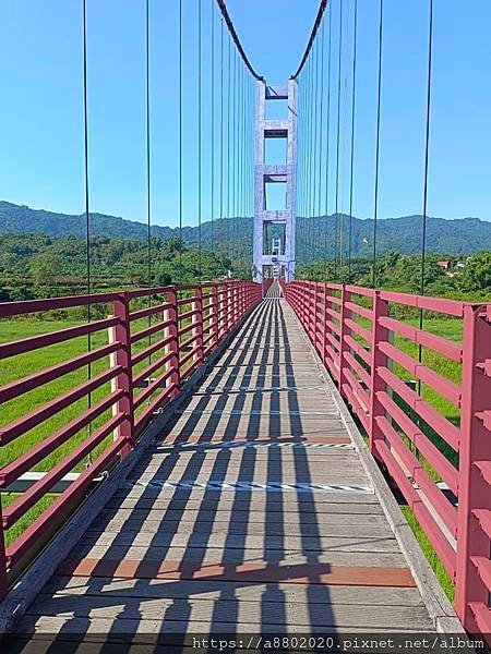 有「情人鵲橋」之稱的永興吊橋