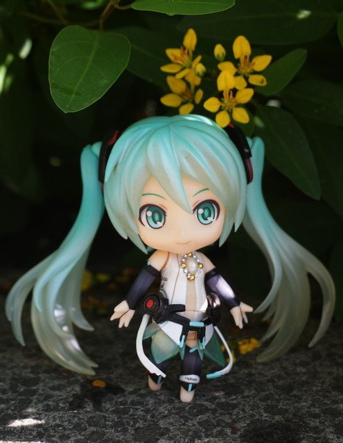 ねんどろいど -- 初音未來餵貓趣