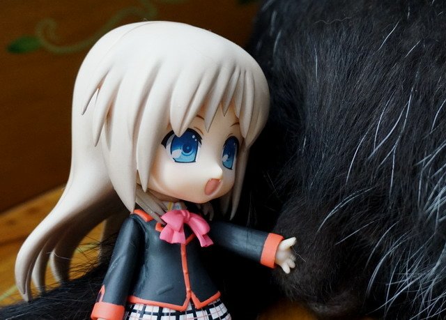 ねんどろいど -- 能美．庫特莉亞芙卡與乳牛貓