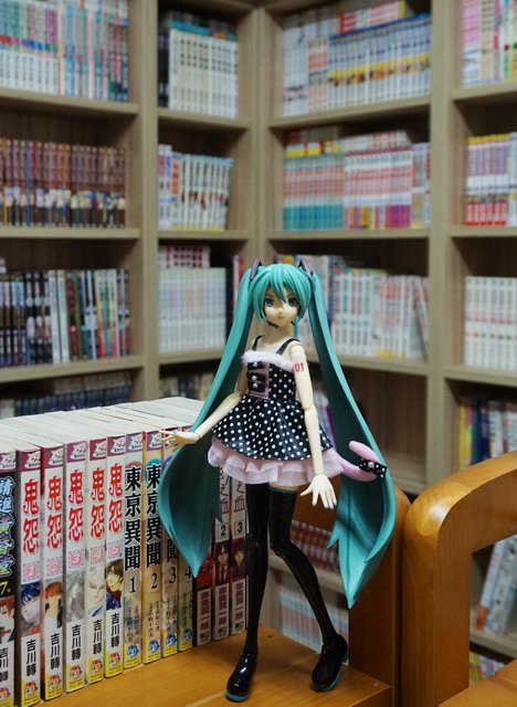 初音逛書房