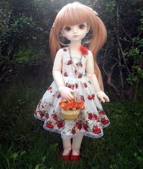 提著花籃的少女