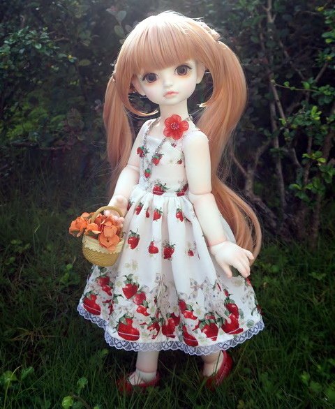 提著花籃的少女