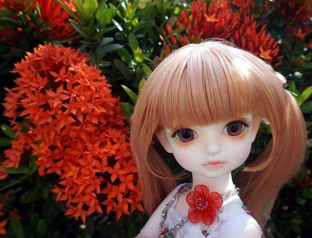 提著花籃的少女
