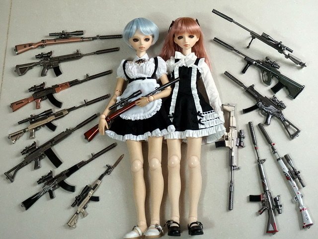 葵木空 &amp; 小花萌黃 &amp; 槍