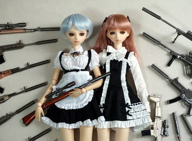 葵木空 &amp; 小花萌黃 &amp; 槍