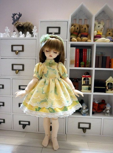 清新翠綠淑女洋服