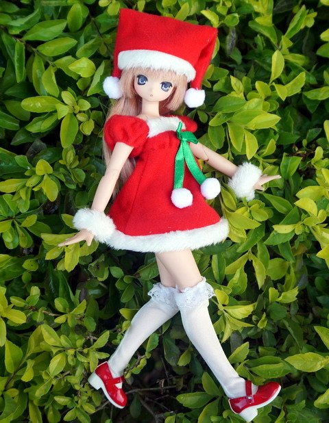 嬌萌聖誕女孩
