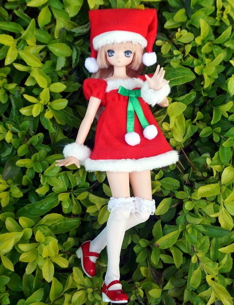 嬌萌聖誕女孩