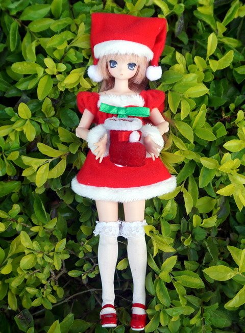 嬌萌聖誕女孩