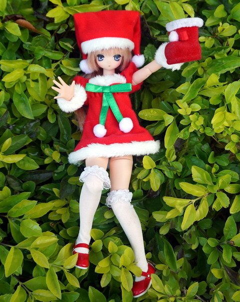 嬌萌聖誕女孩