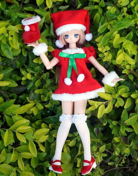 嬌萌聖誕女孩