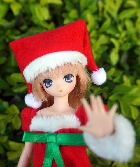 嬌萌聖誕女孩