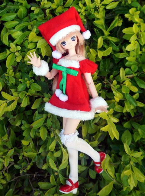 嬌萌聖誕女孩