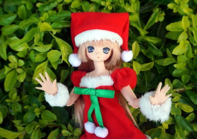 嬌萌聖誕女孩