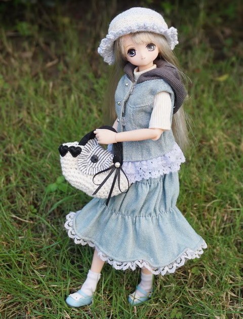 少女的悠閒散步
