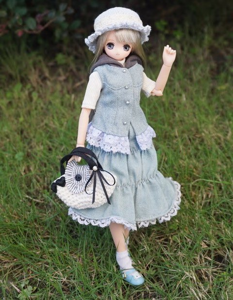 少女的悠閒散步