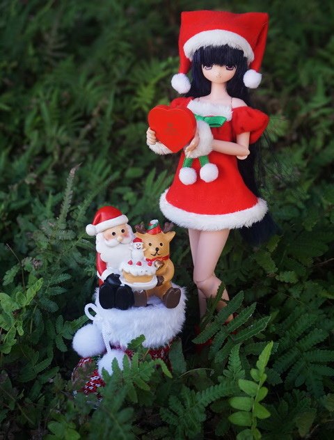 俏皮耶誕女郎